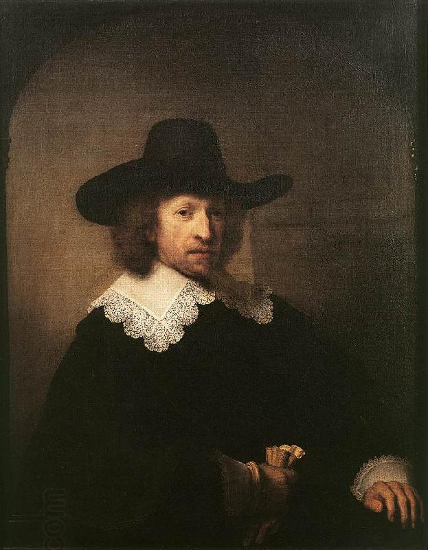 REMBRANDT Harmenszoon van Rijn Portrait of Nicolaas van Bambeeck dg China oil painting art